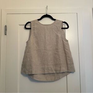 Madewell linen vest